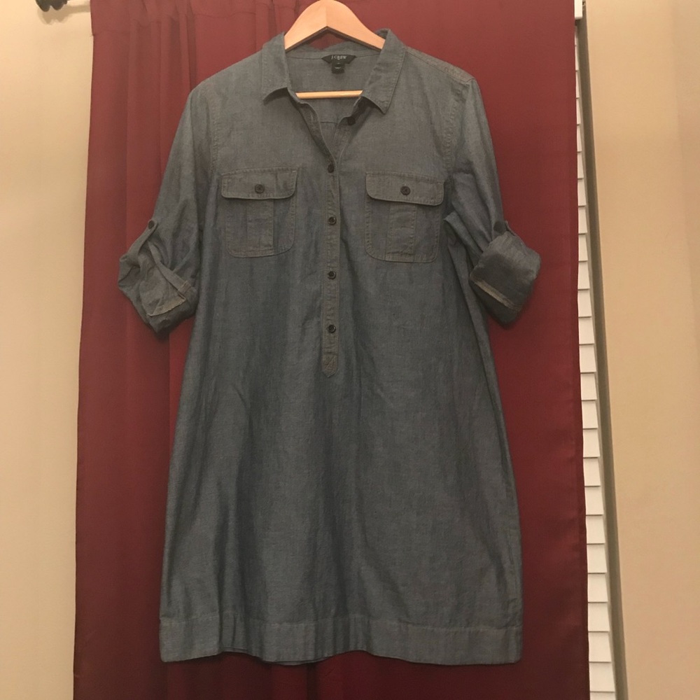Chambray Shirtdress
